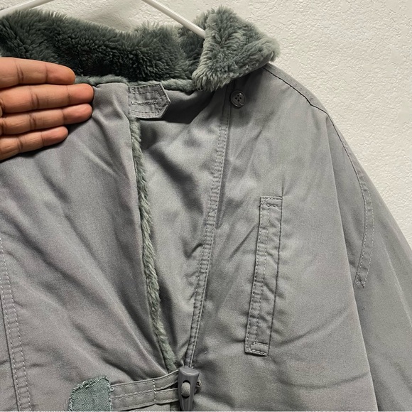 Vintage 1970s-80s Learsi Faux Fur Winter Puffer Jacket // L - Picture 2 of 10